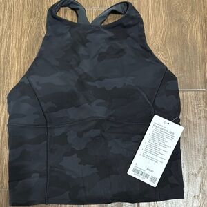 Lululemon Athletica Black Tank Top High-Neck Racerback